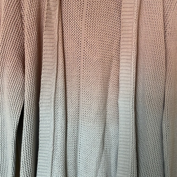 Mermaid 🧜‍♀️ Ombré Knit Hoodie Size L - Picture 4 of 5